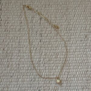 Kate Spade Gold Necklace with Iridescent Pendant